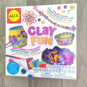 NEW! ALEX Clay Fun 2.5 lb ClaySculpt, Paint & Decorate